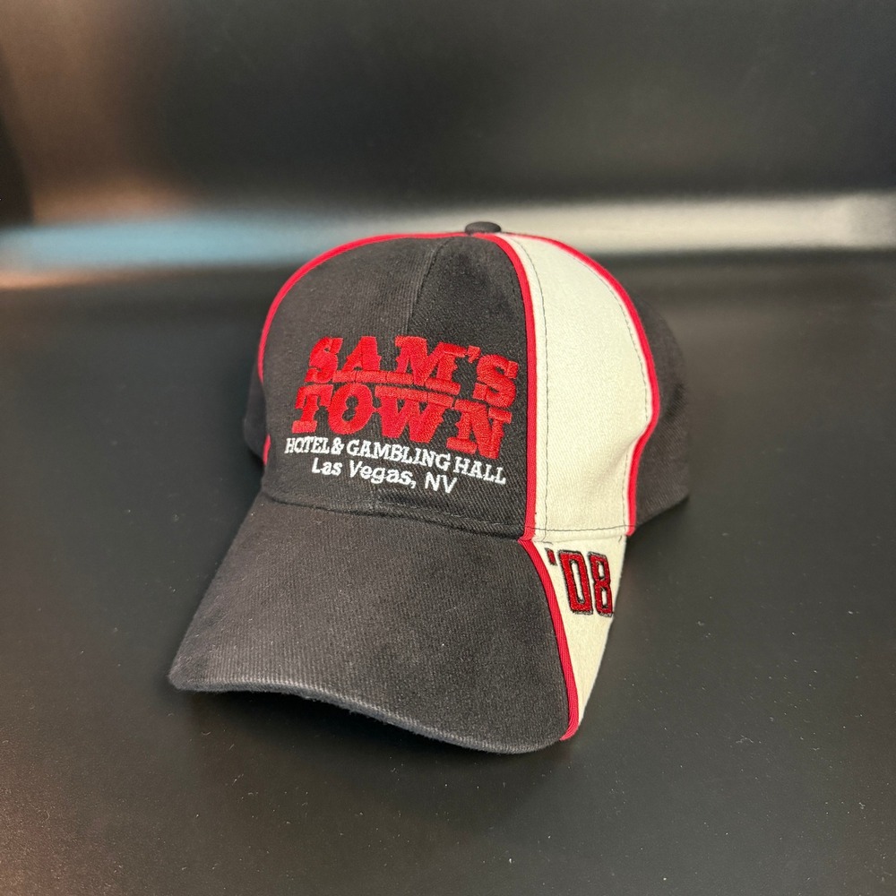 Sam's Town Hotel & Gambling Hall Las Vegas '08 Black‎ Cotton Hat Mens OS